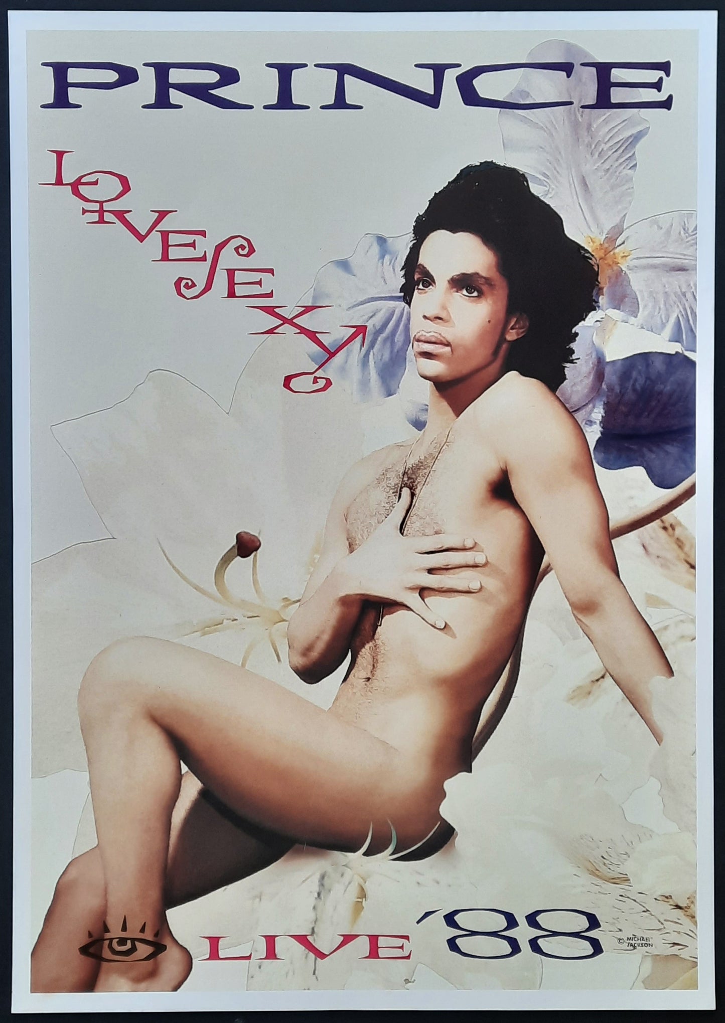 PRINCE 1988 Promotion Poster - Album LOVESEXY