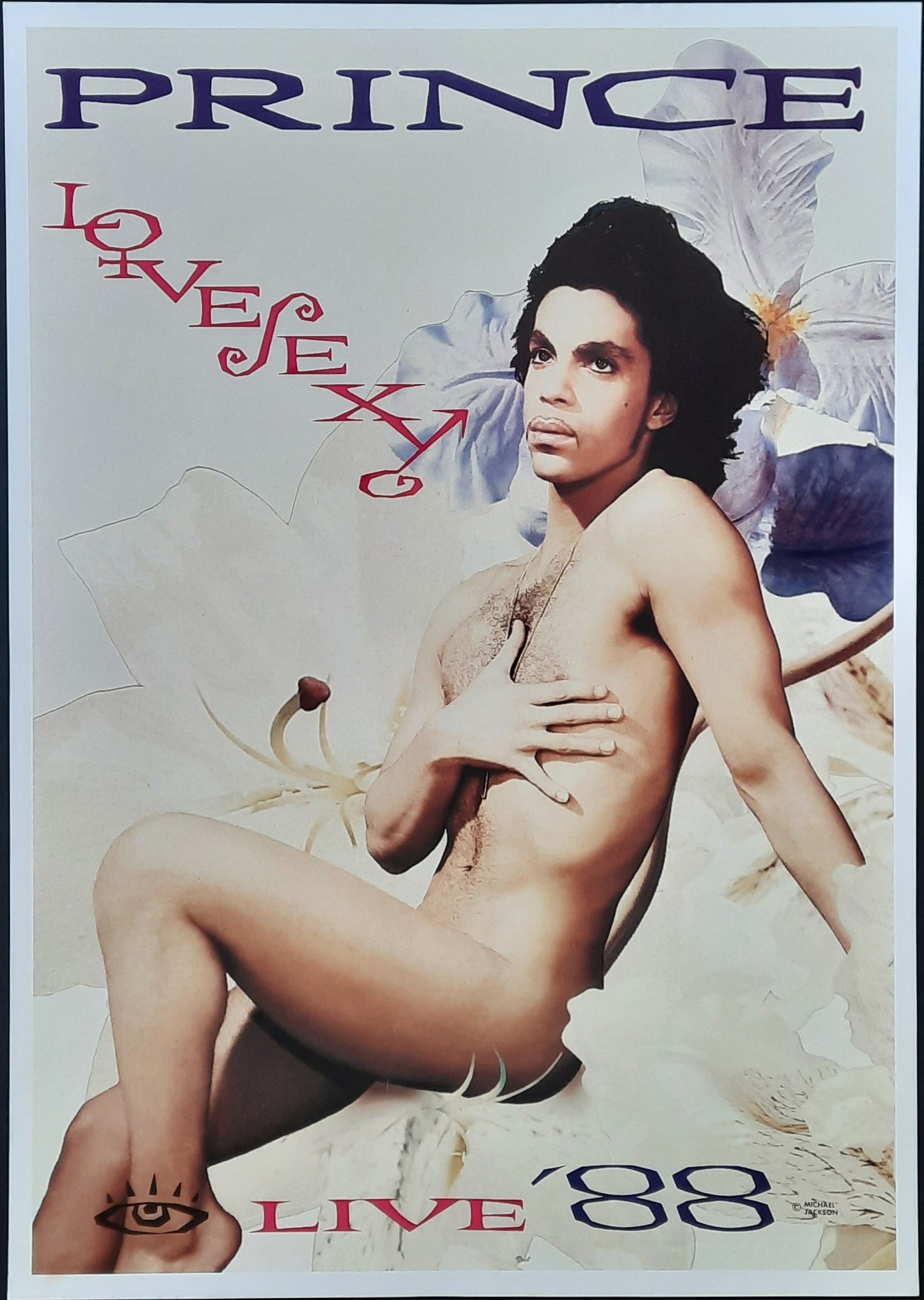 PRINCE 1988 Promotion Poster - Album LOVESEXY