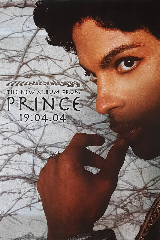 PRINCE Original Promotion Poster Album "MUSICOLOGY" 2004