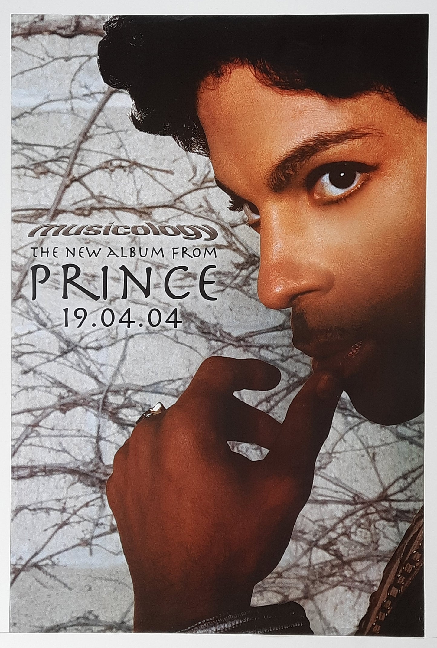 PRINCE Original Promotion Poster Album "MUSICOLOGY" 2004 2