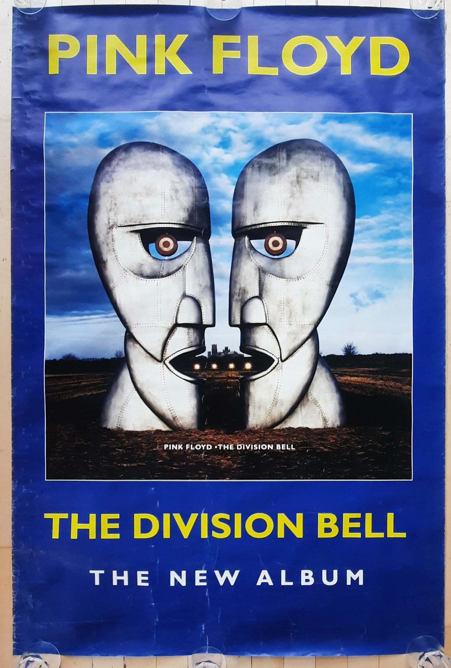 PINK FLOYD 1994 Promotion Poster "Division Bell" SUBWAY 40x60 "