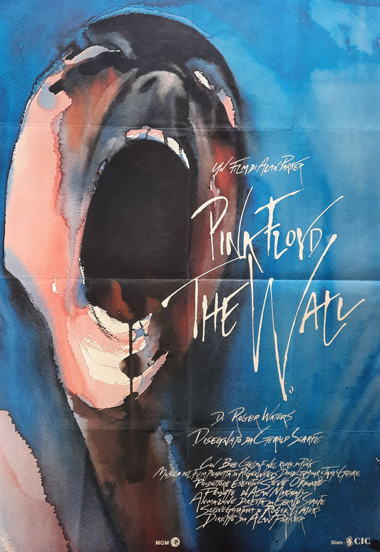 PINK FLOYD 1982 The Wall Italian Movie Poster 40 x 55 inch, 1st Print