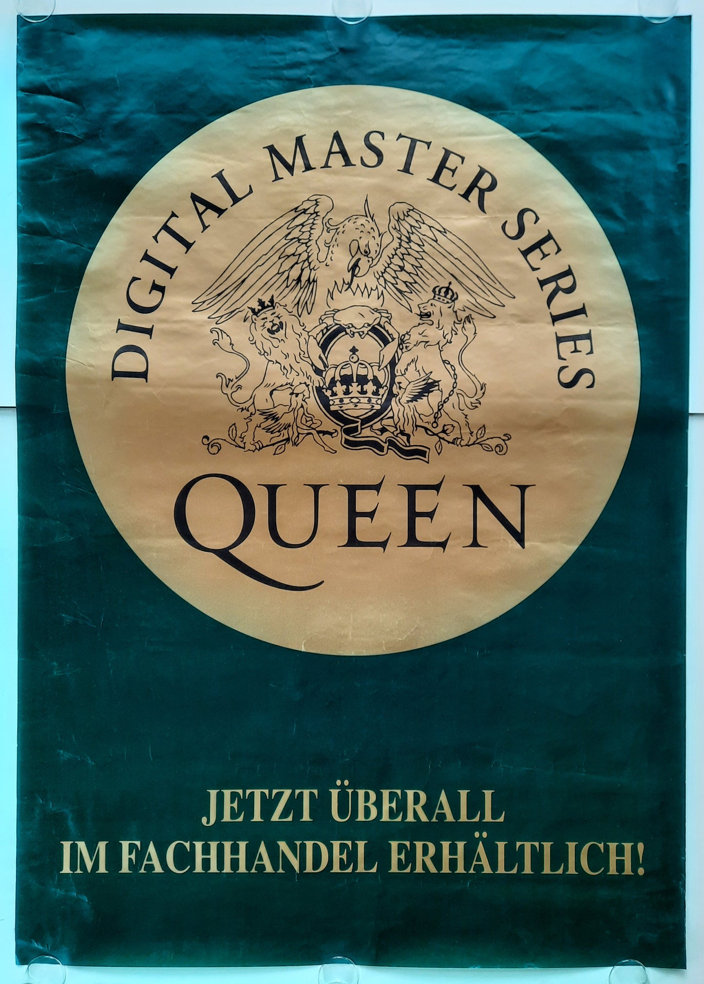 QUEEN 1993 Promotion Poster "Digital Masters Series" 1st print SUBWAY POSTER