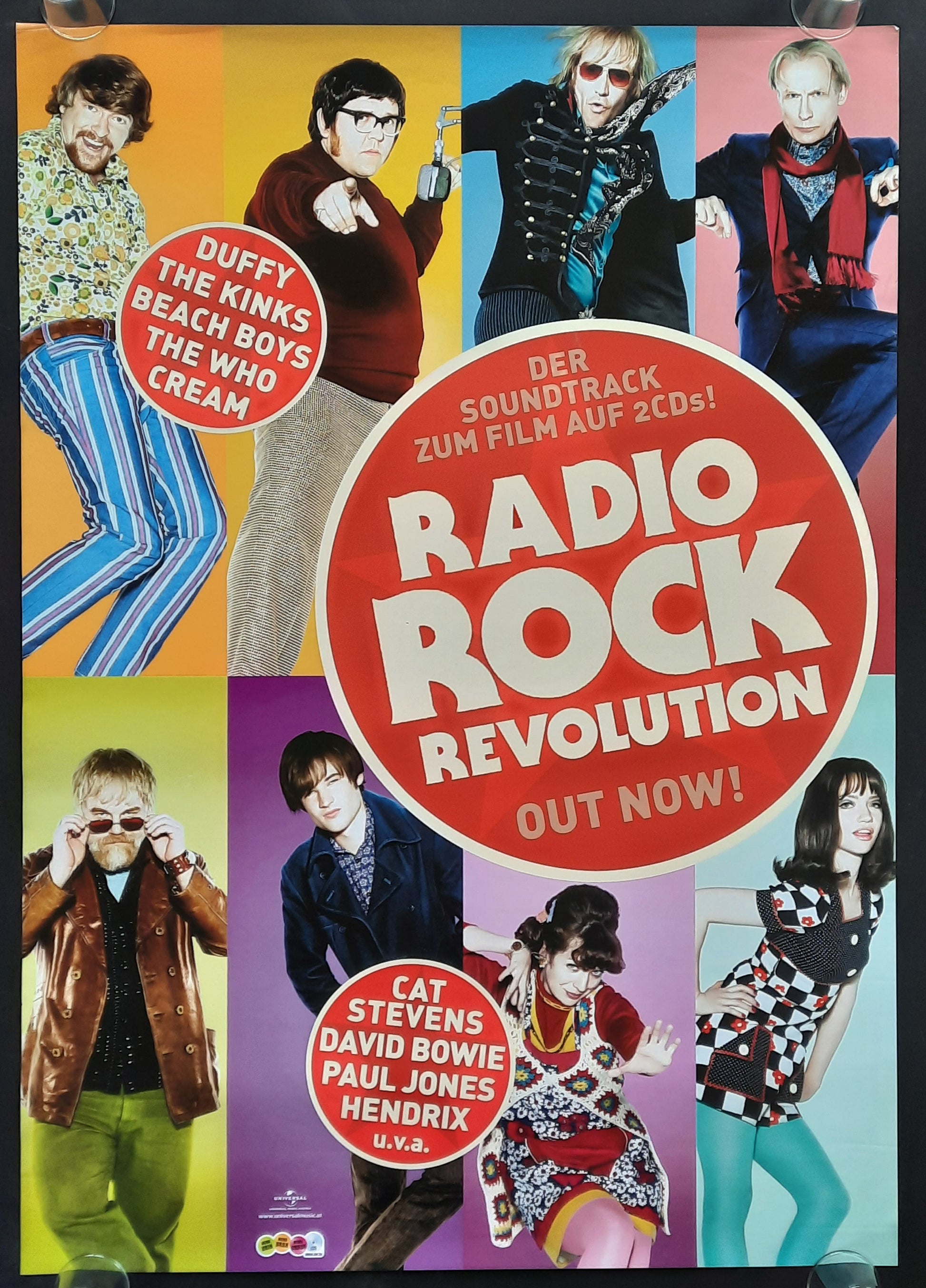 RADIO ROCK  2009 Original Promotion Poster - Soundtrack Album