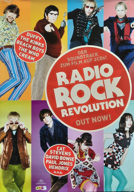 RADIO ROCK  2009 Original Promotion Poster - Soundtrack Album