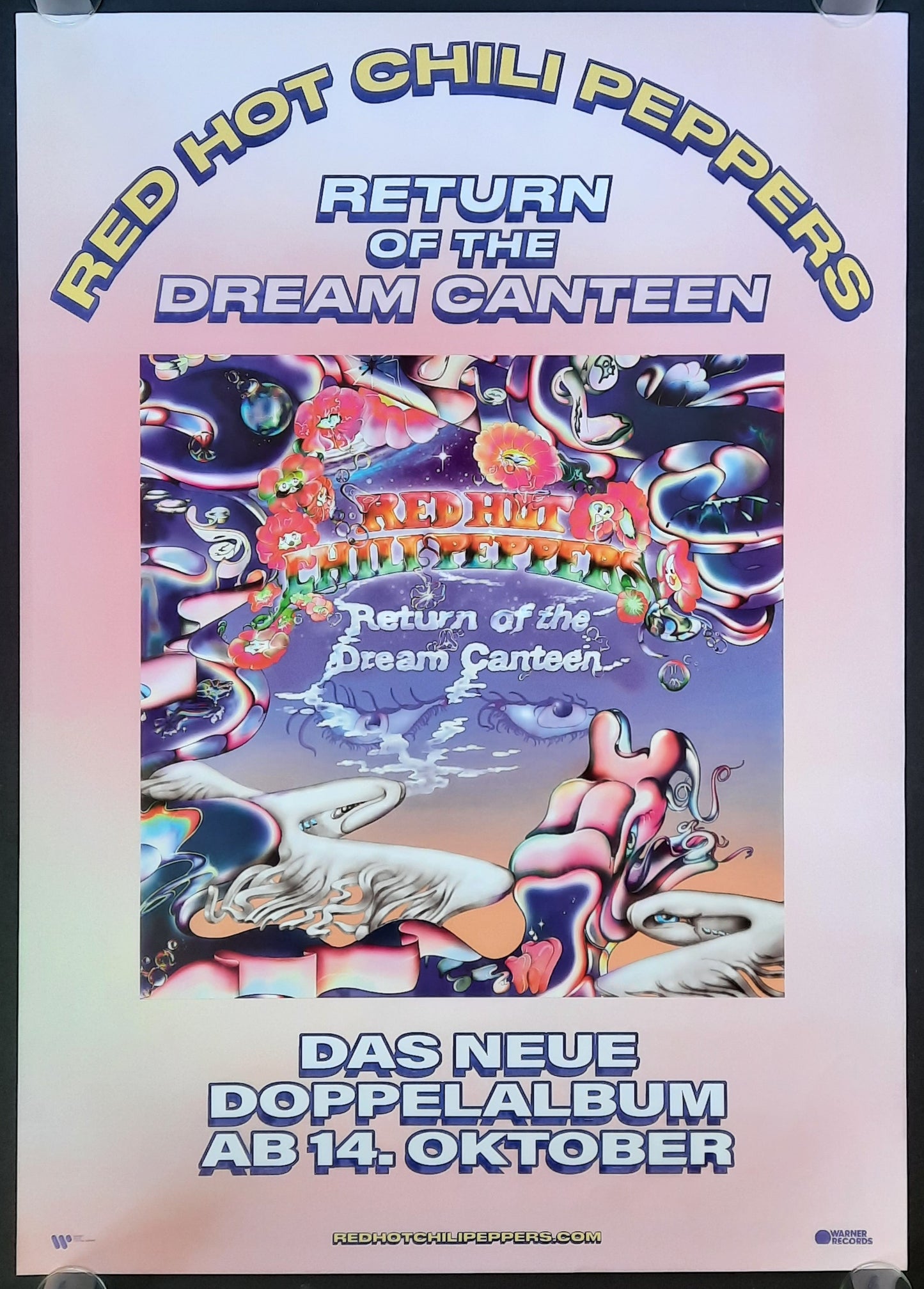 RED HOT CHILI PEPPERS 2022 Original Promotion Poster - Album RETURN OF THE DREAM CANTEEN
