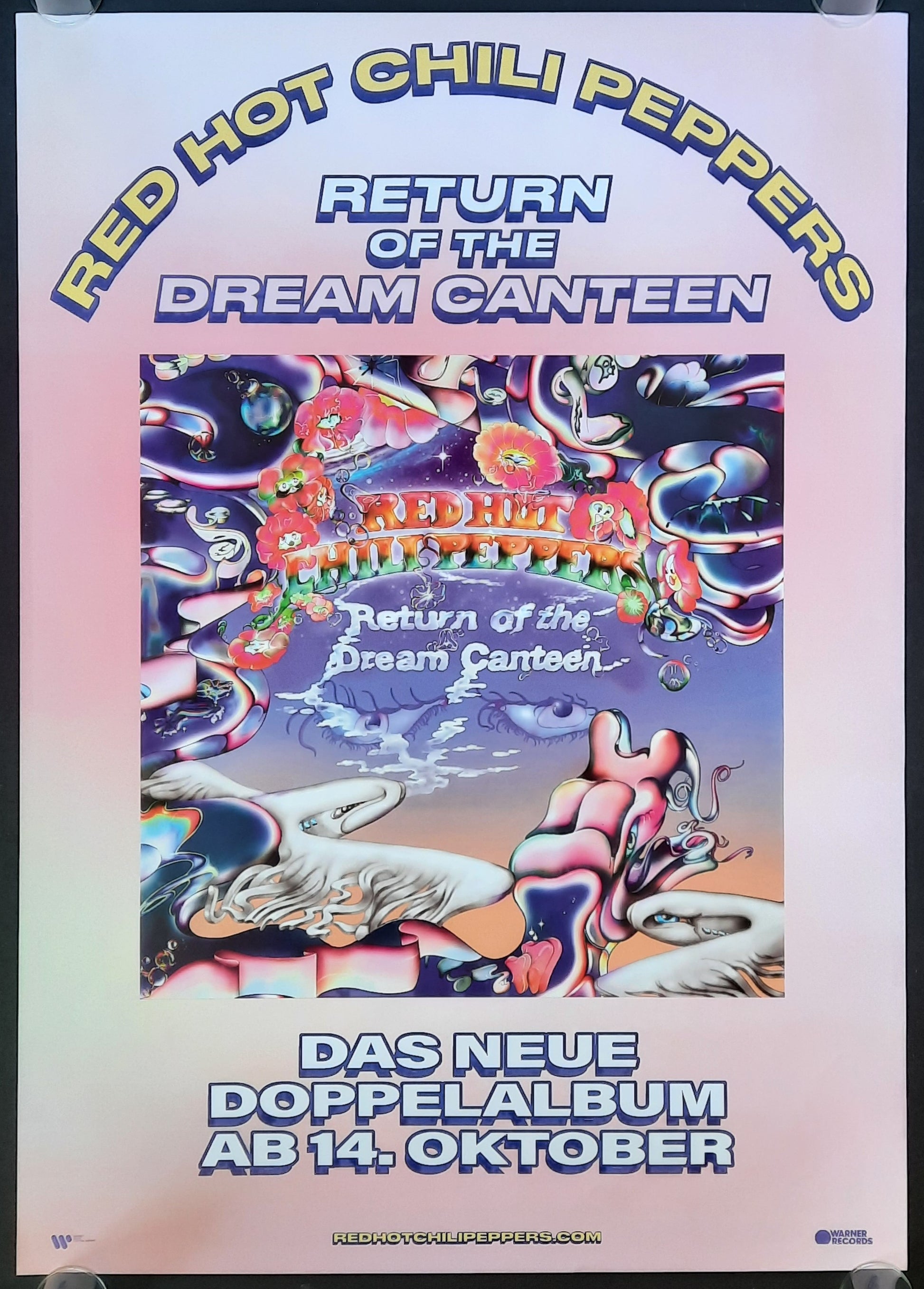 RED HOT CHILI PEPPERS 2022 Original Promotion Poster - Album RETURN OF THE DREAM CANTEEN