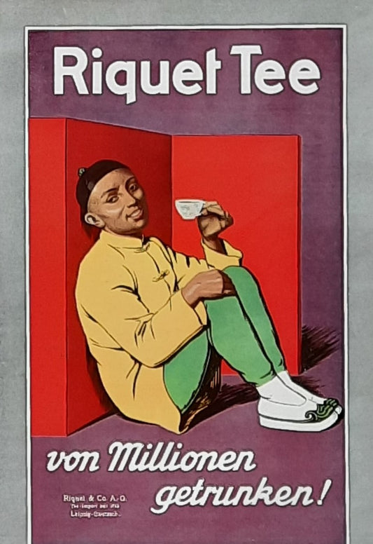 RIQUET TEE 1913 original german newspaper advertisement for tea 1913