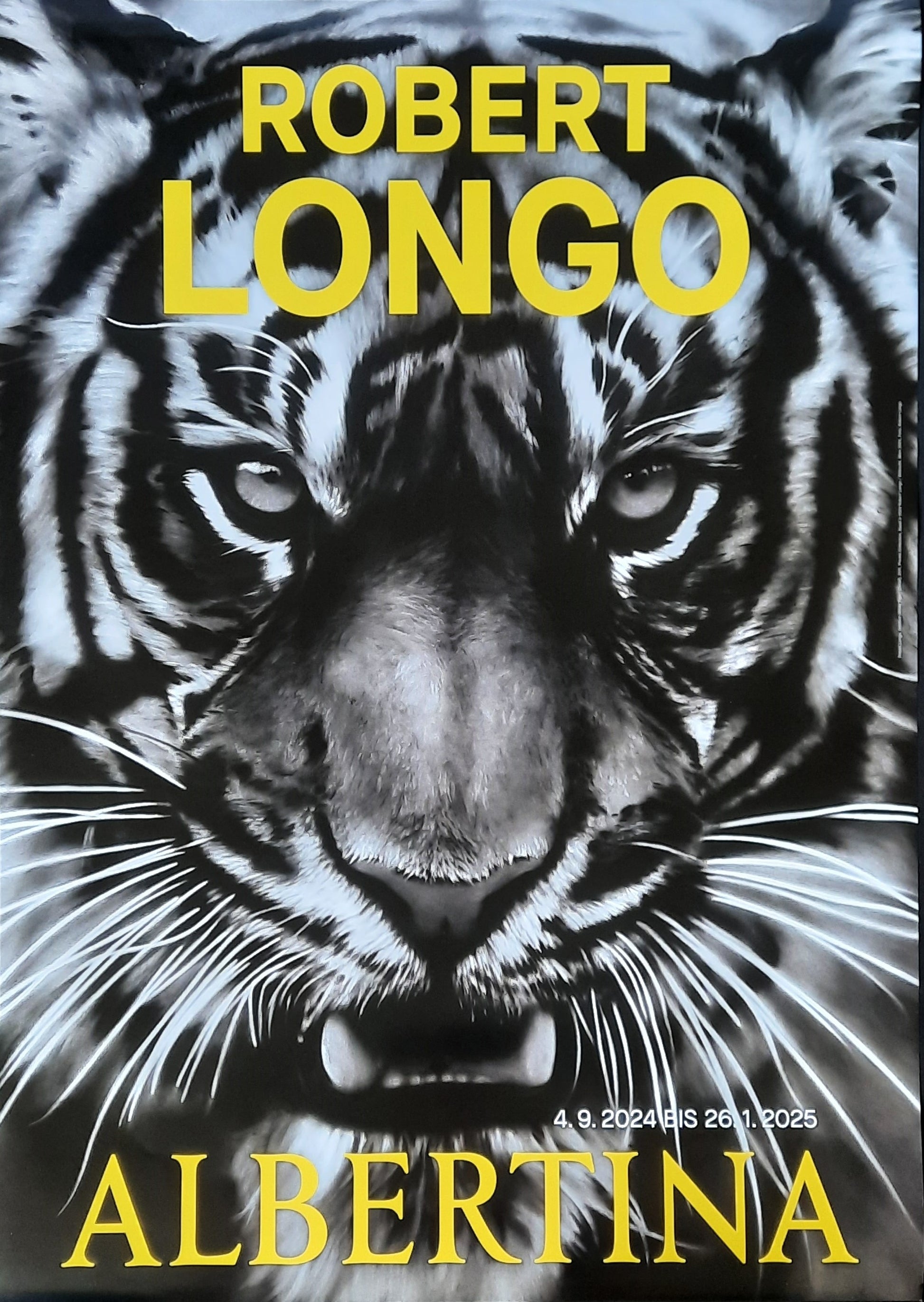 ROBERT LONGO Original Exhibition Poster 2025 Albertina Vienna Austria I