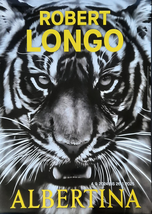 ROBERT LONGO Original Exhibition Poster 2025 Albertina Vienna Austria I