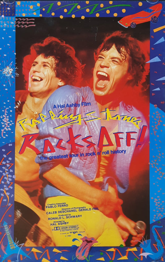 ROLLING STONES 1982 Original Promotion Poster - Movie ROCKS OFF