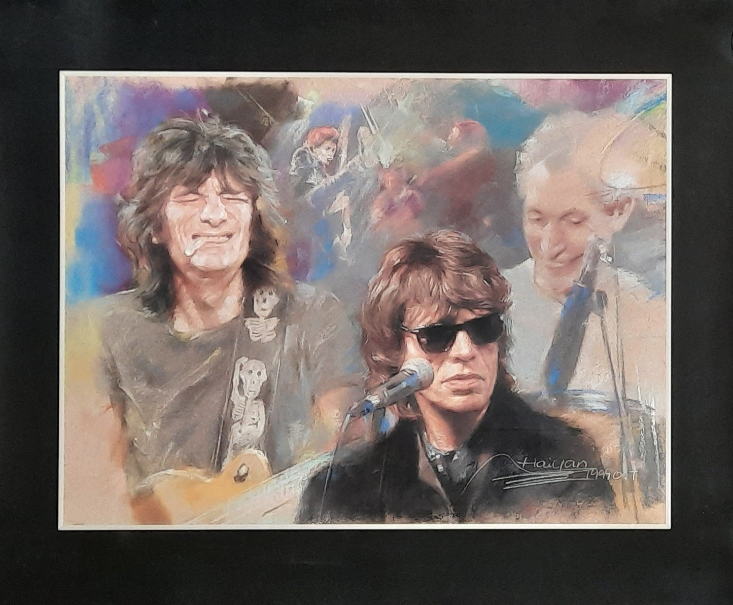 ROLLING STONES 1999 Original Art Print by HAIYAN