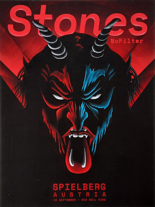 ROLLING STONES Original Concert Litho Poster September 16, 2017 Spielberg Austria