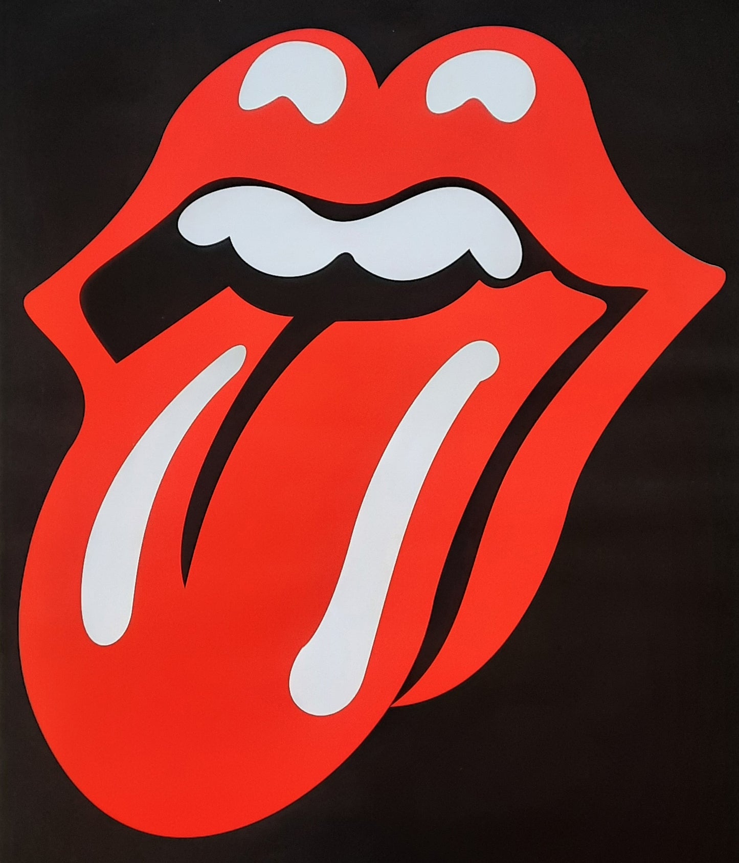 ROLLING STONES Original Concert Poster 2022 "Sixty Tour Teaser" "Classic Tongue" 2