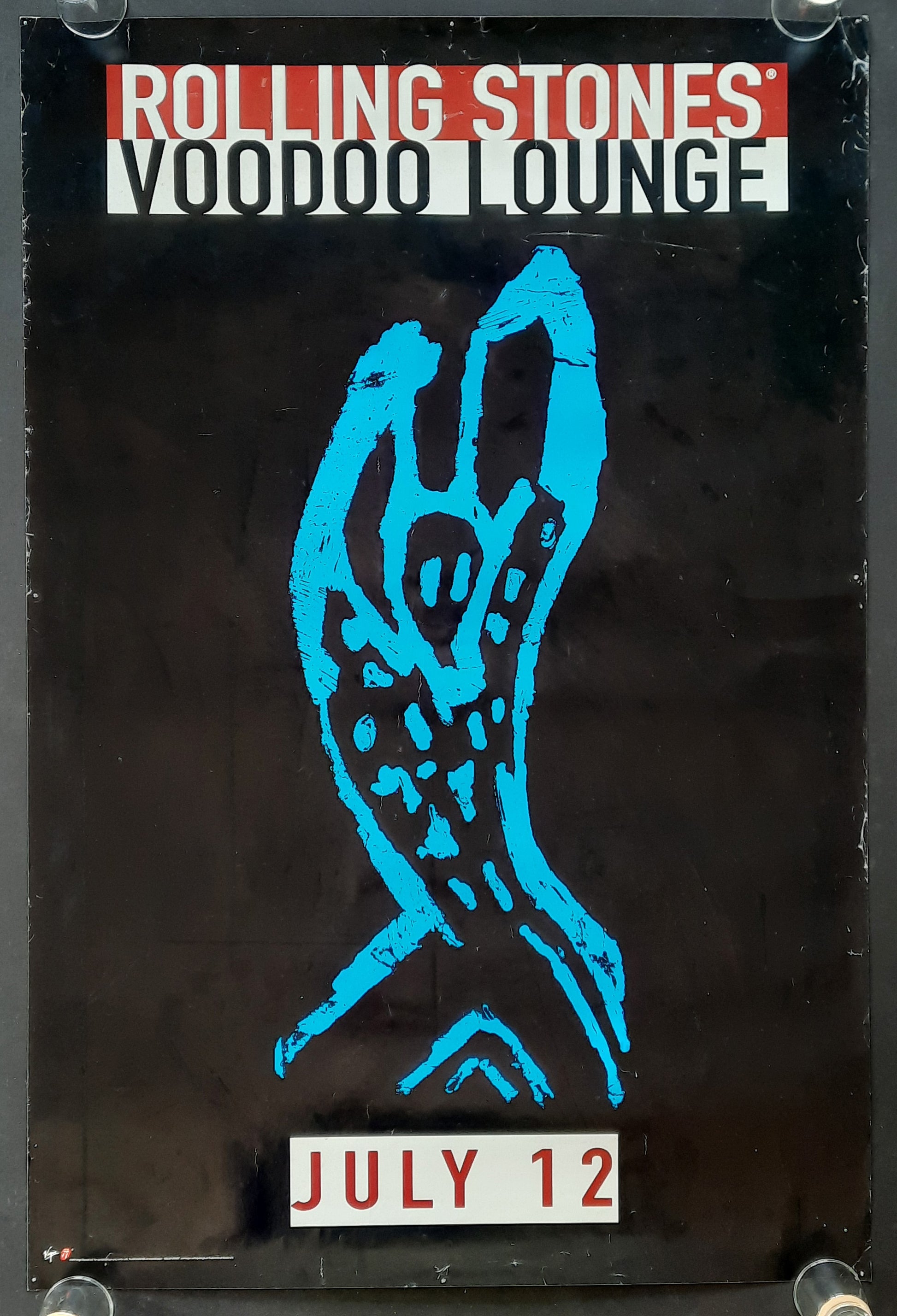 ROLLING STONES Original Promotion Poster - 1994 Album "Voodoo Lounge" 2