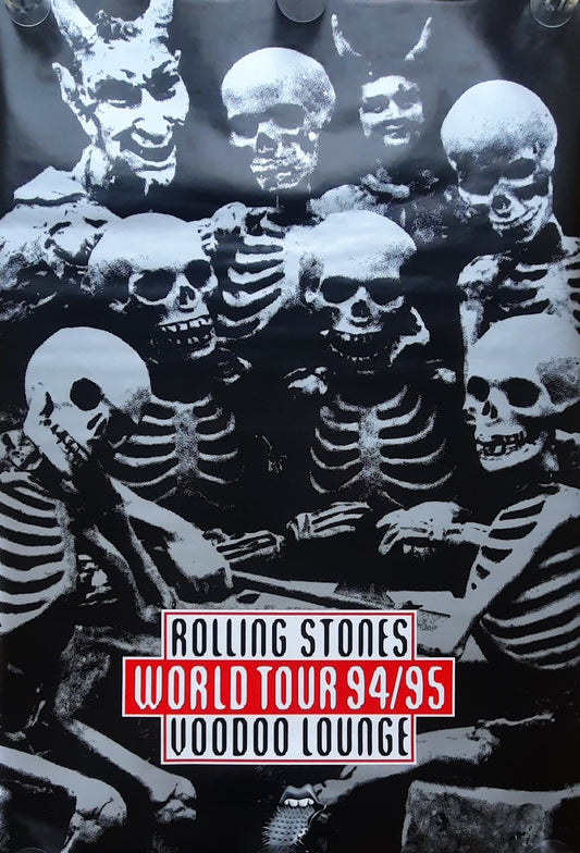 ROLLING STONES Original Promotion Poster - 1994 Tour "Voodoo Lounge" SUBWAY POSTER