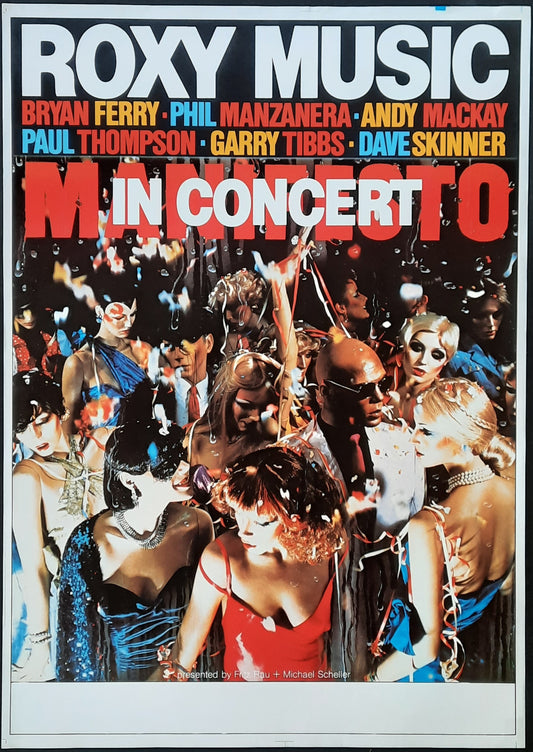 ROXY MUSIC Original Concert Poster 1979 Germany 1