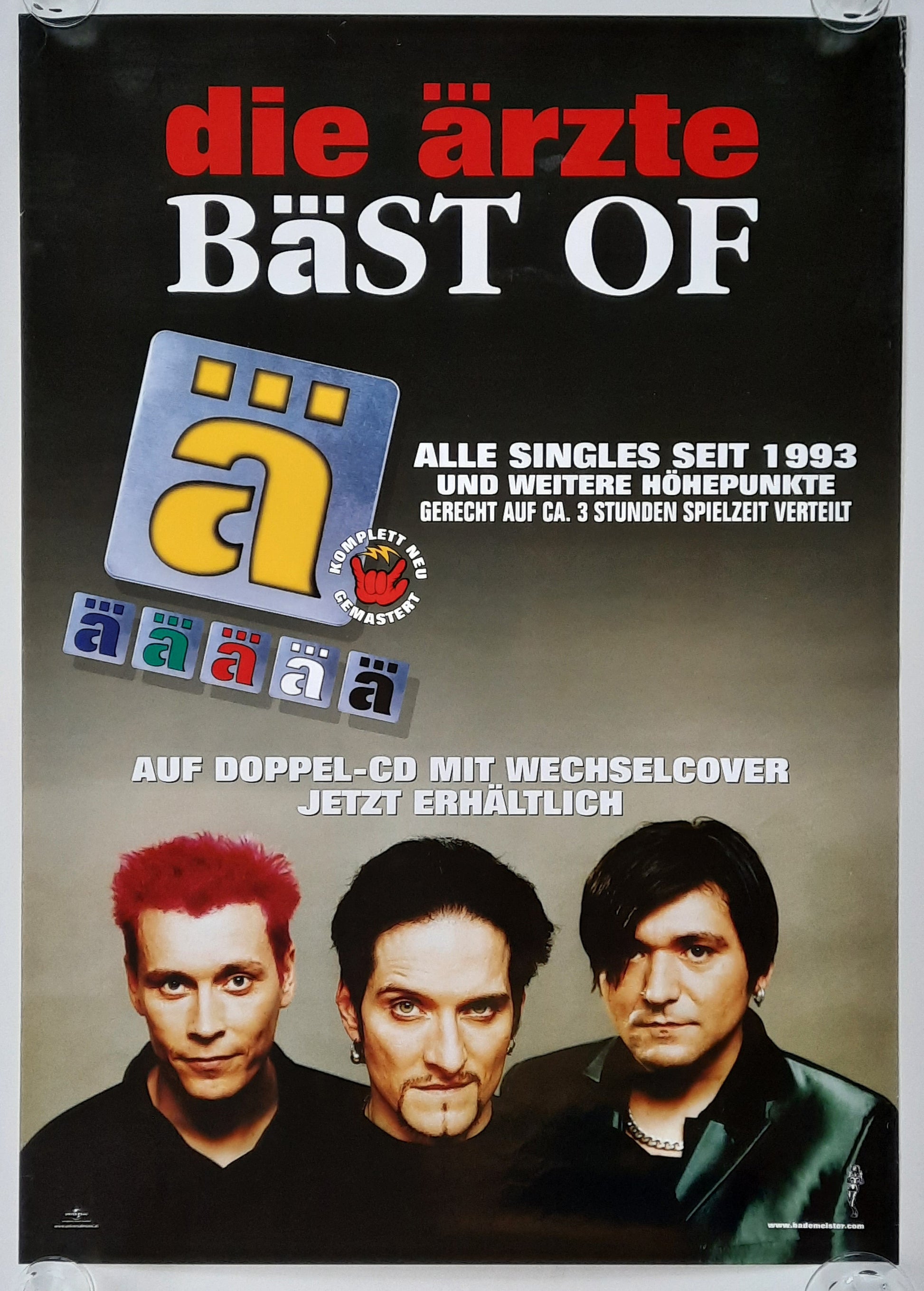 ÄRZTE Original Promotion Poster - 2006 Album "Bäst Of"  1st print 2
