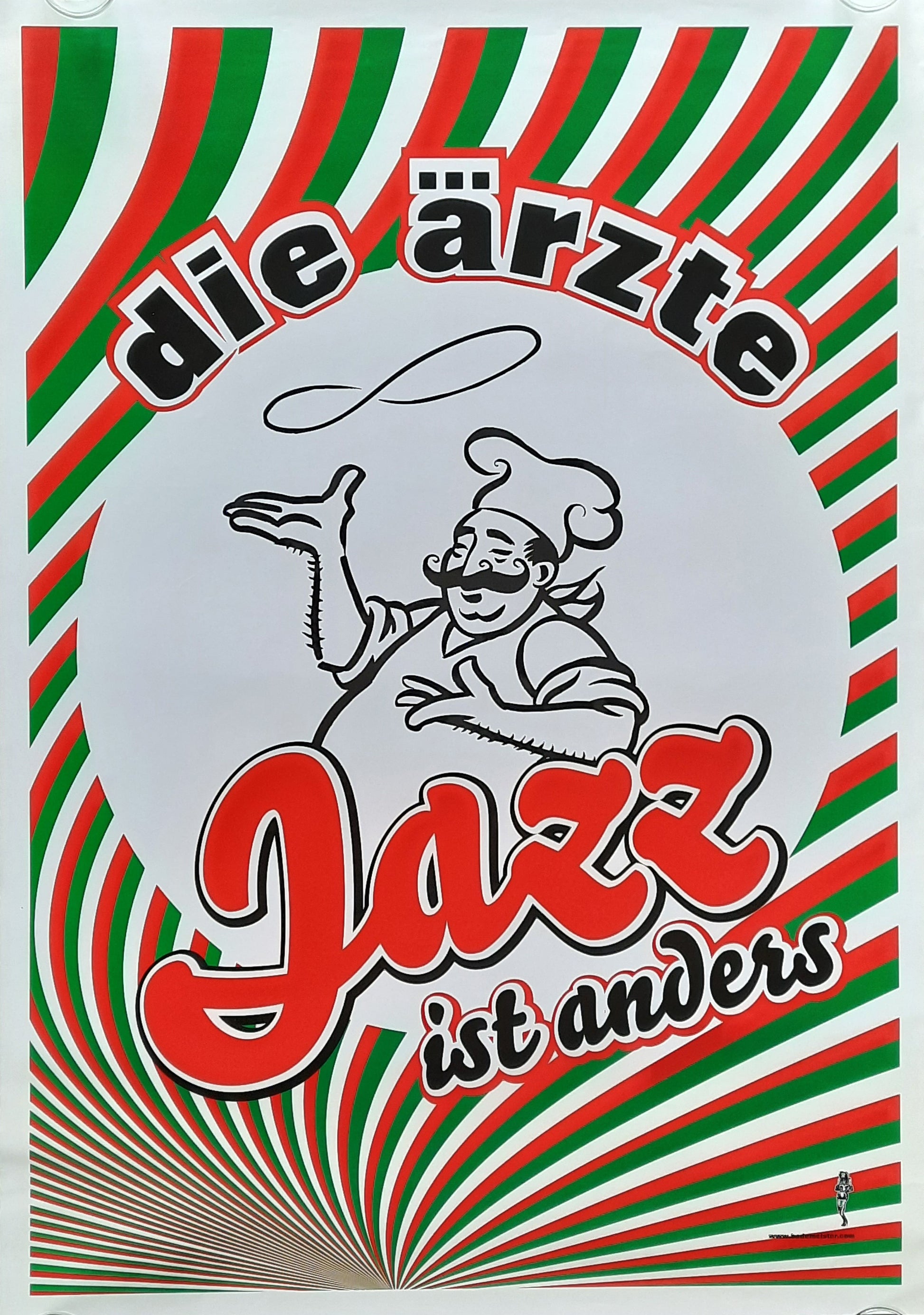 ÄRZTE Original Promotion Poster - 2007 Album "Jazz ist anders" 1st print