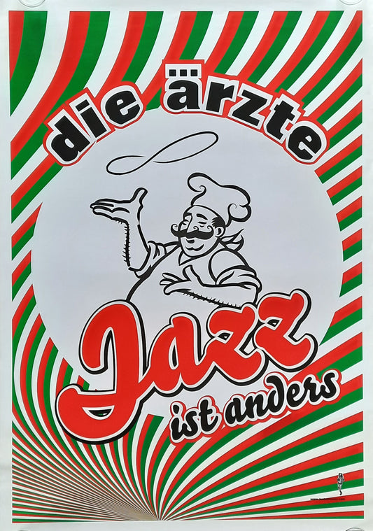 ÄRZTE Original Promotion Poster - 2007 Album "Jazz ist anders" 1st print
