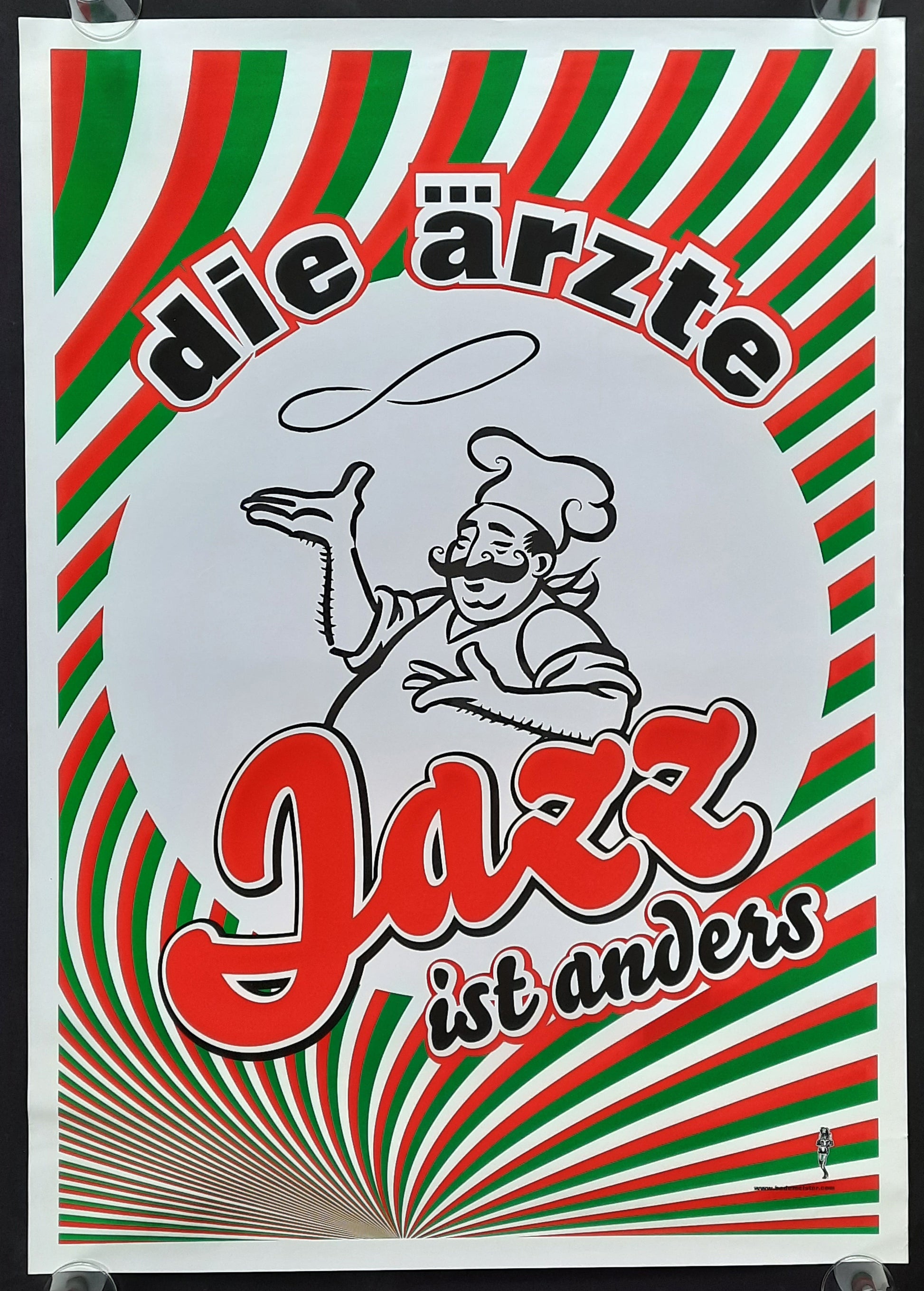 ÄRZTE Original Promotion Poster - 2007 Album "Jazz ist anders" 1st print 2