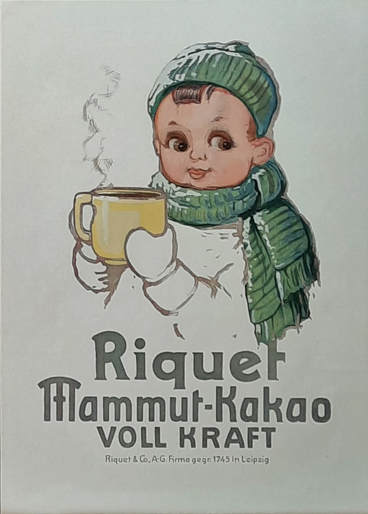 RIQUET KAKAO 1915 German newspaper advertisement for cocoa