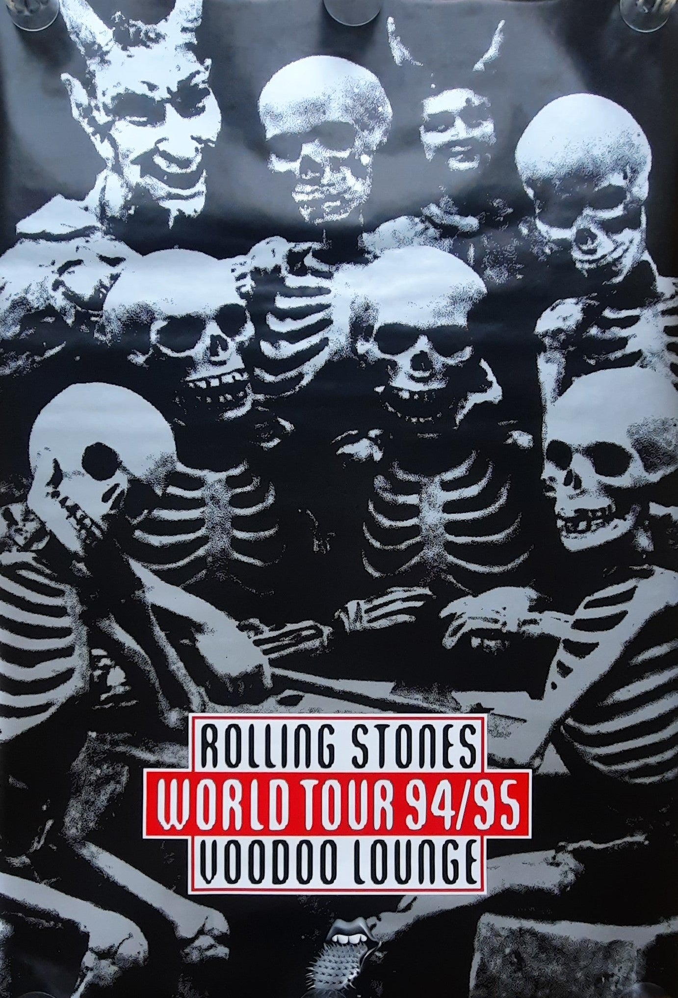 ROLLING STONES 1994 Promotion Poster "Voodoo Lounge Tour" SUBWAY 40x60 " (Kopie)