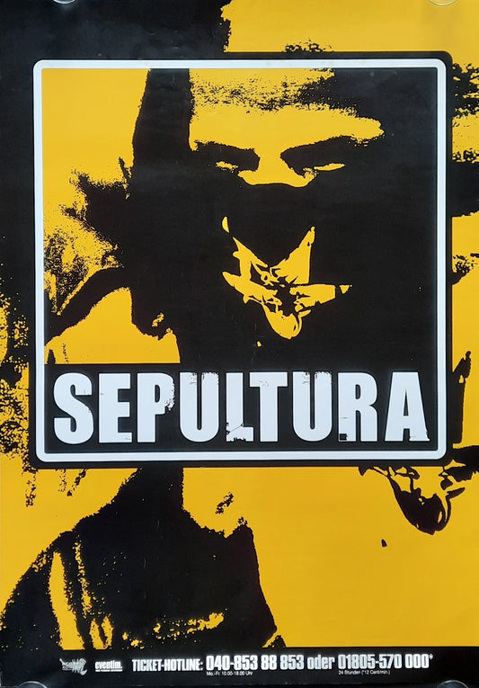 SEPULTURA Original Promotion Poster - 2003 Album REVOLUSONGS