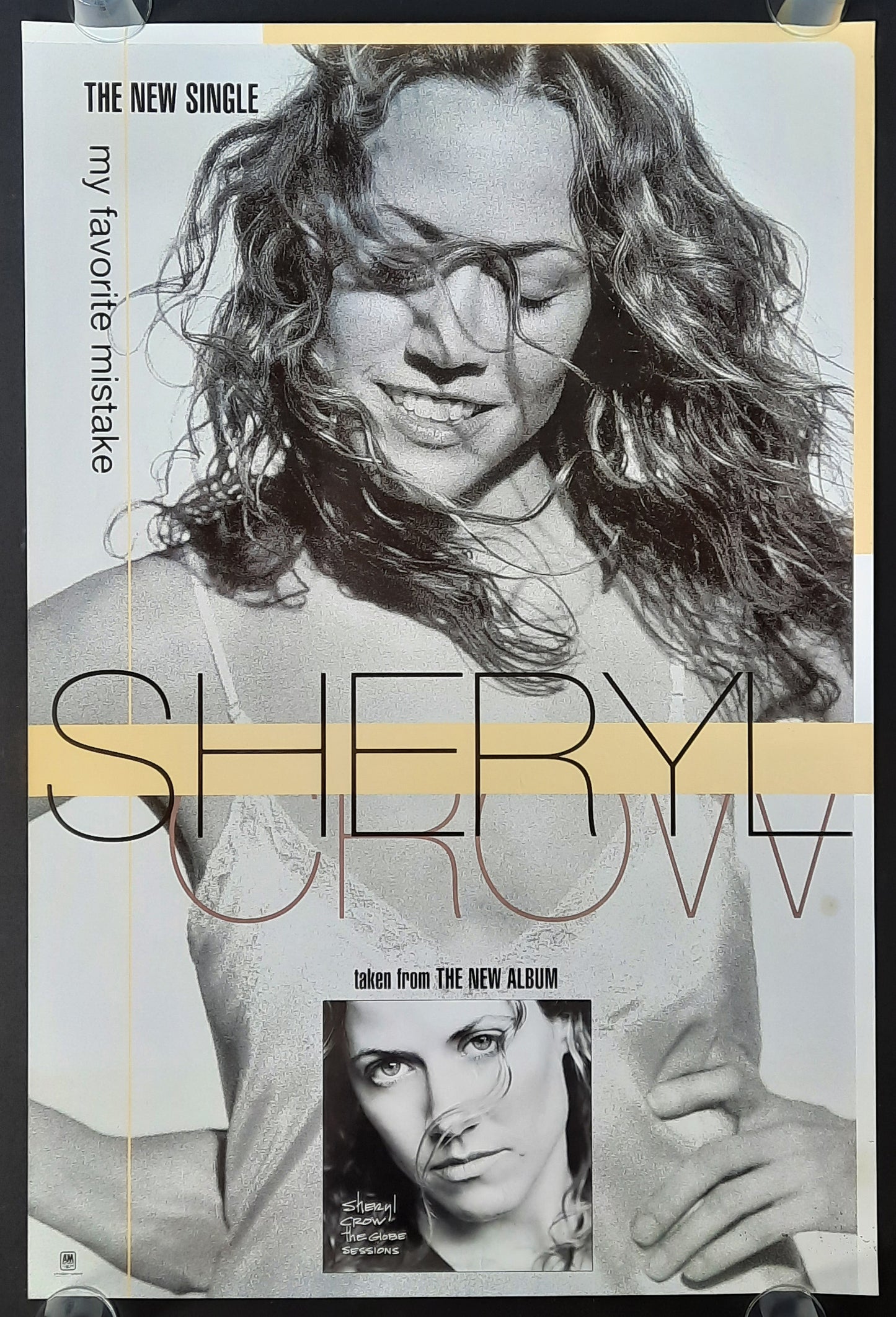 SHERYL CROW Original Promotion Poster - 1998 Album "The Globe Sessions" 2
