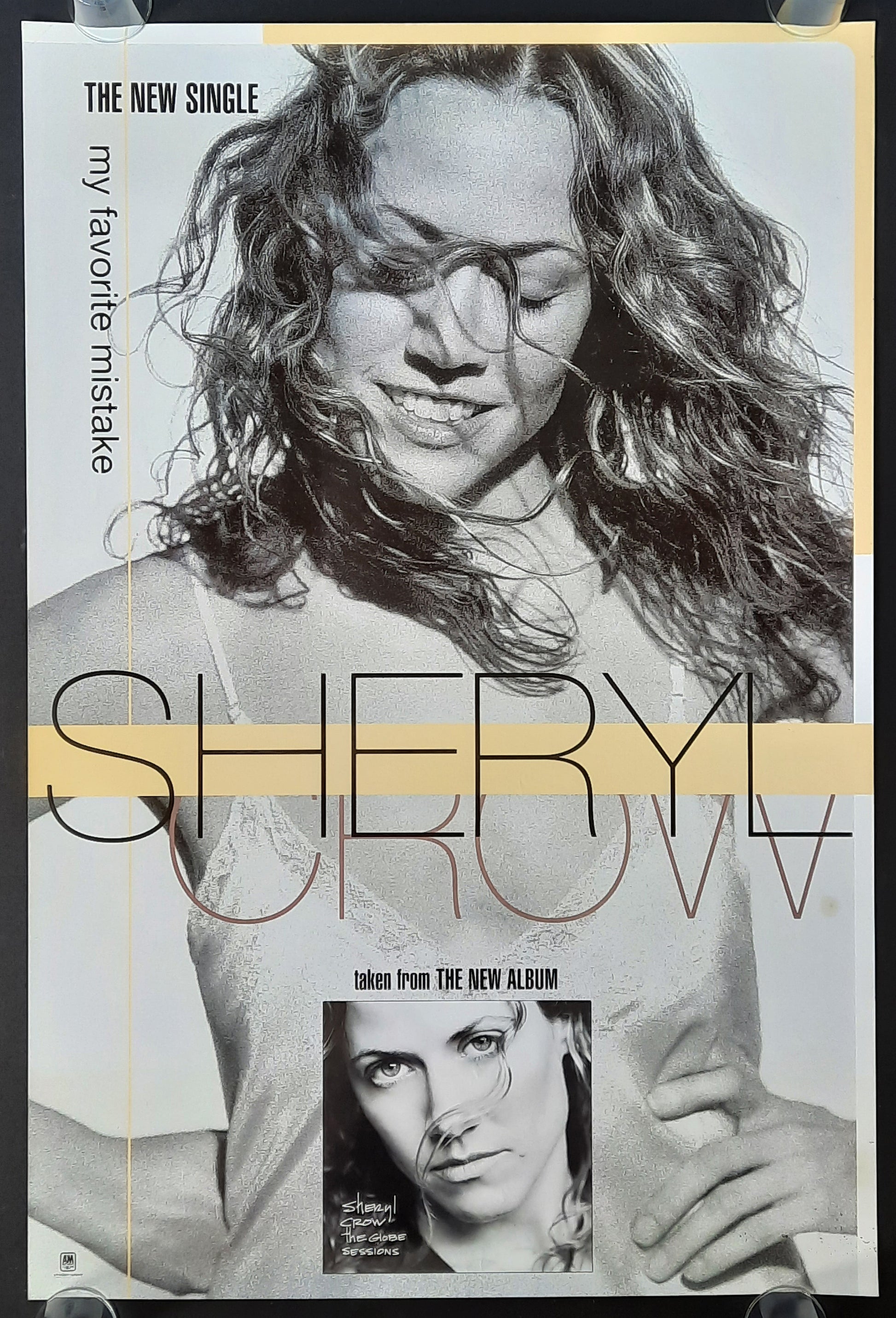 SHERYL CROW Original Promotion Poster - 1998 Album "The Globe Sessions" 2