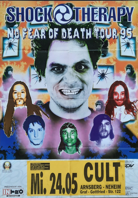 SHOCK THERAPY Original Concert Poster May 24, 1995 Arnsberg Germany 1