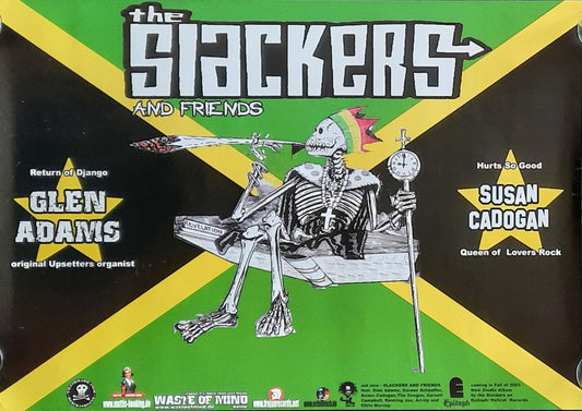 SLACKERS Original Concert Poster 2003 Europe A2 1