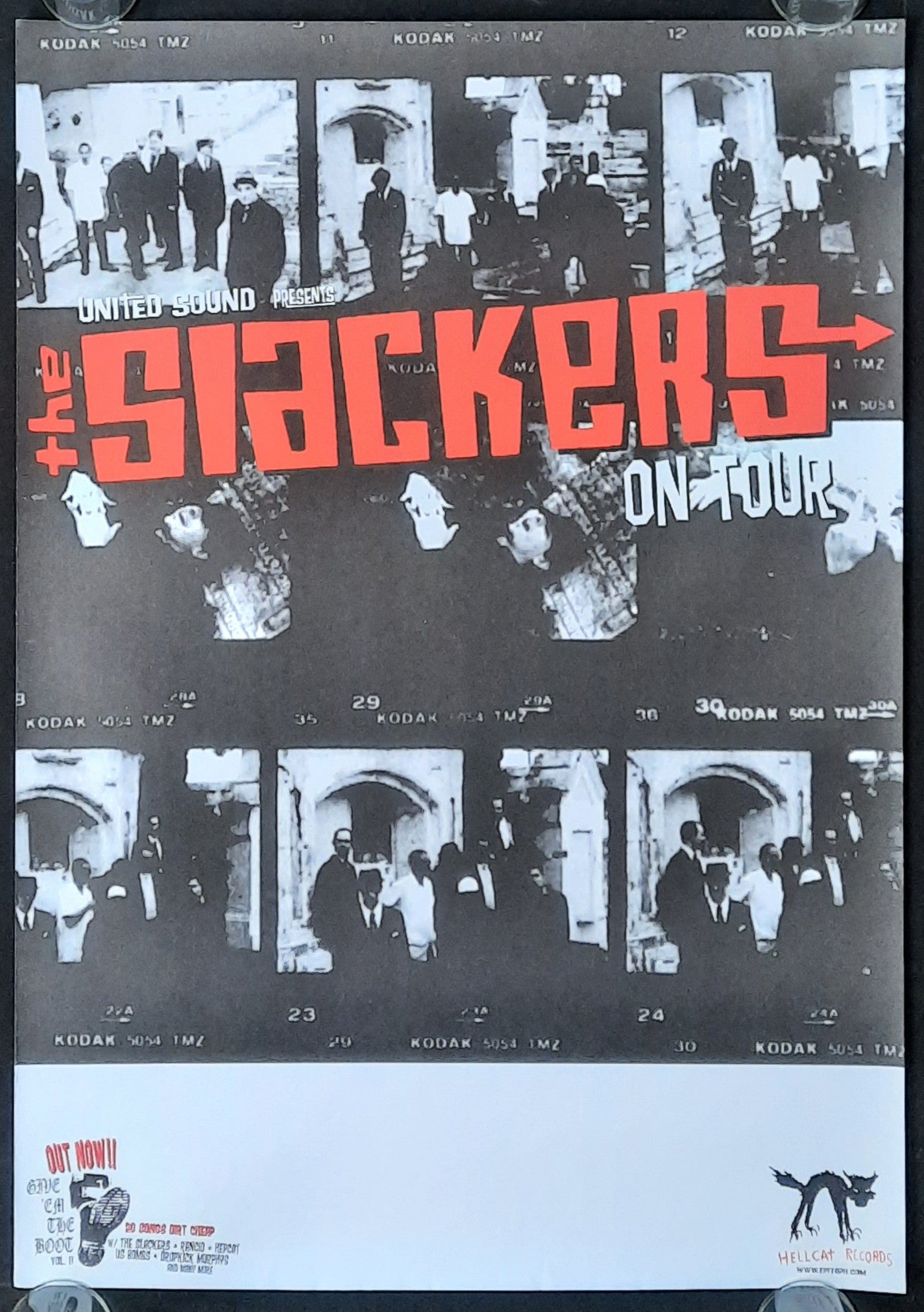 SLACKERS Original Concert Poster 2008 World Tour