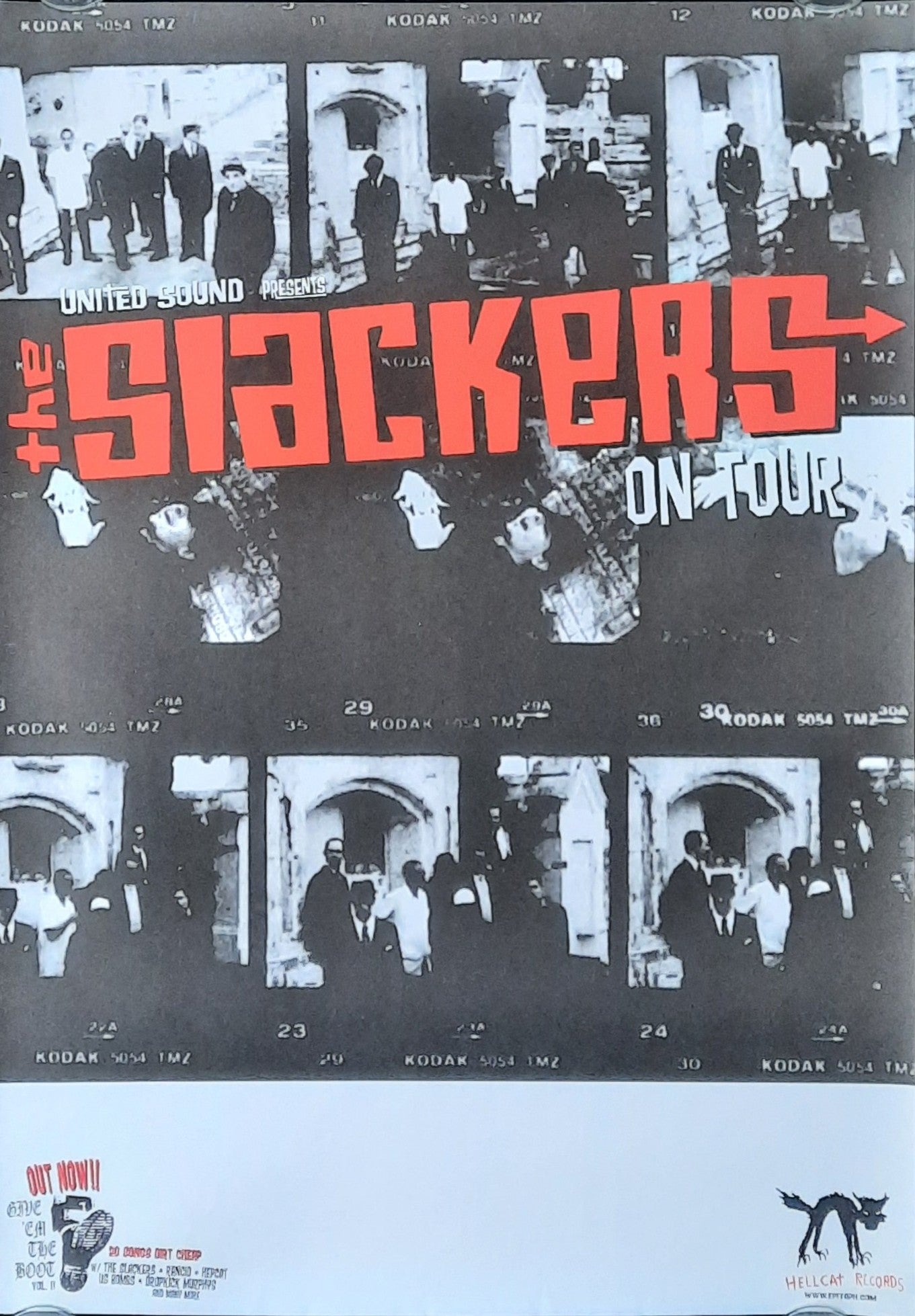 SLACKERS Original Concert Poster 2008 World Tour