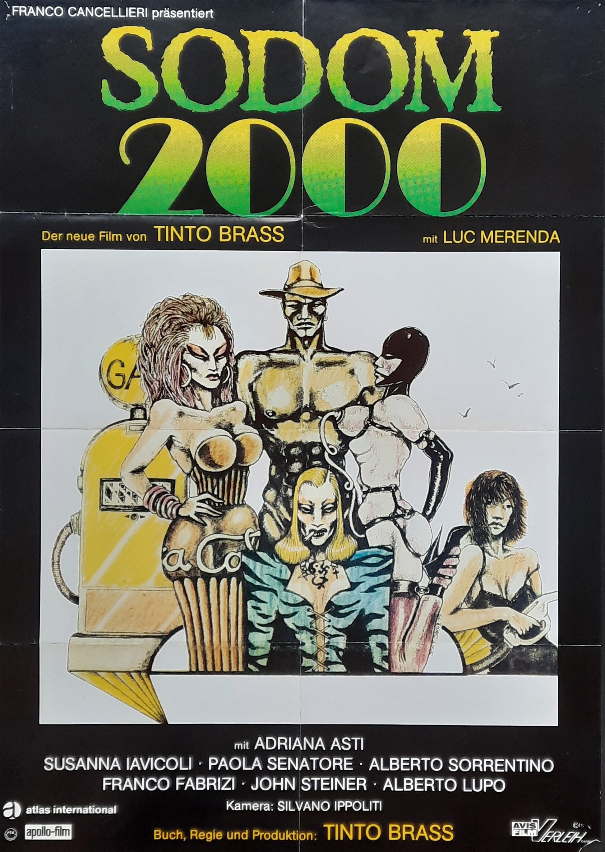 SODOM 2000 Original Movie Poster 1980 Tinto Brass German 1-Sheet 1