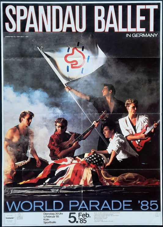 SPANDAU BALET Original Concert Poster February 5,  1985 Köln Germany 1
