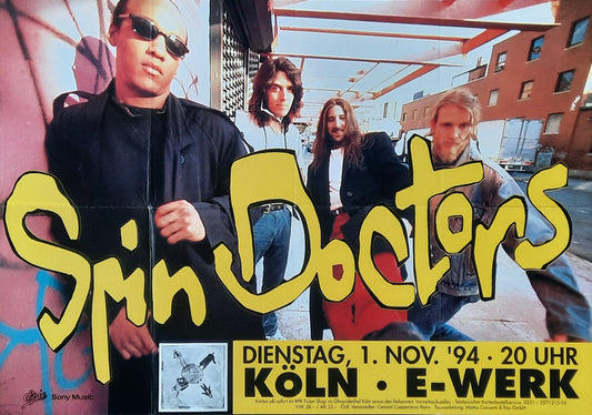 SPIN DOCTORS Original Concert Poster November 1, 1994 Köln Germany 1