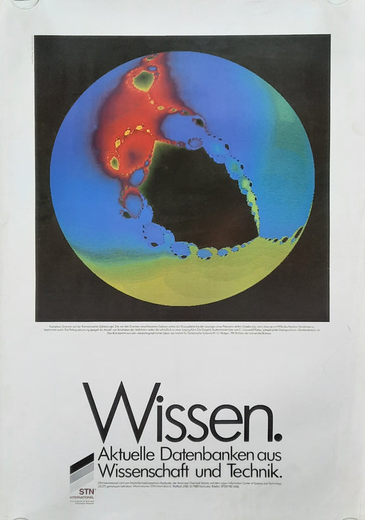 STN INTERNATIONAL Original Advertising Poster  1970s Germany 1