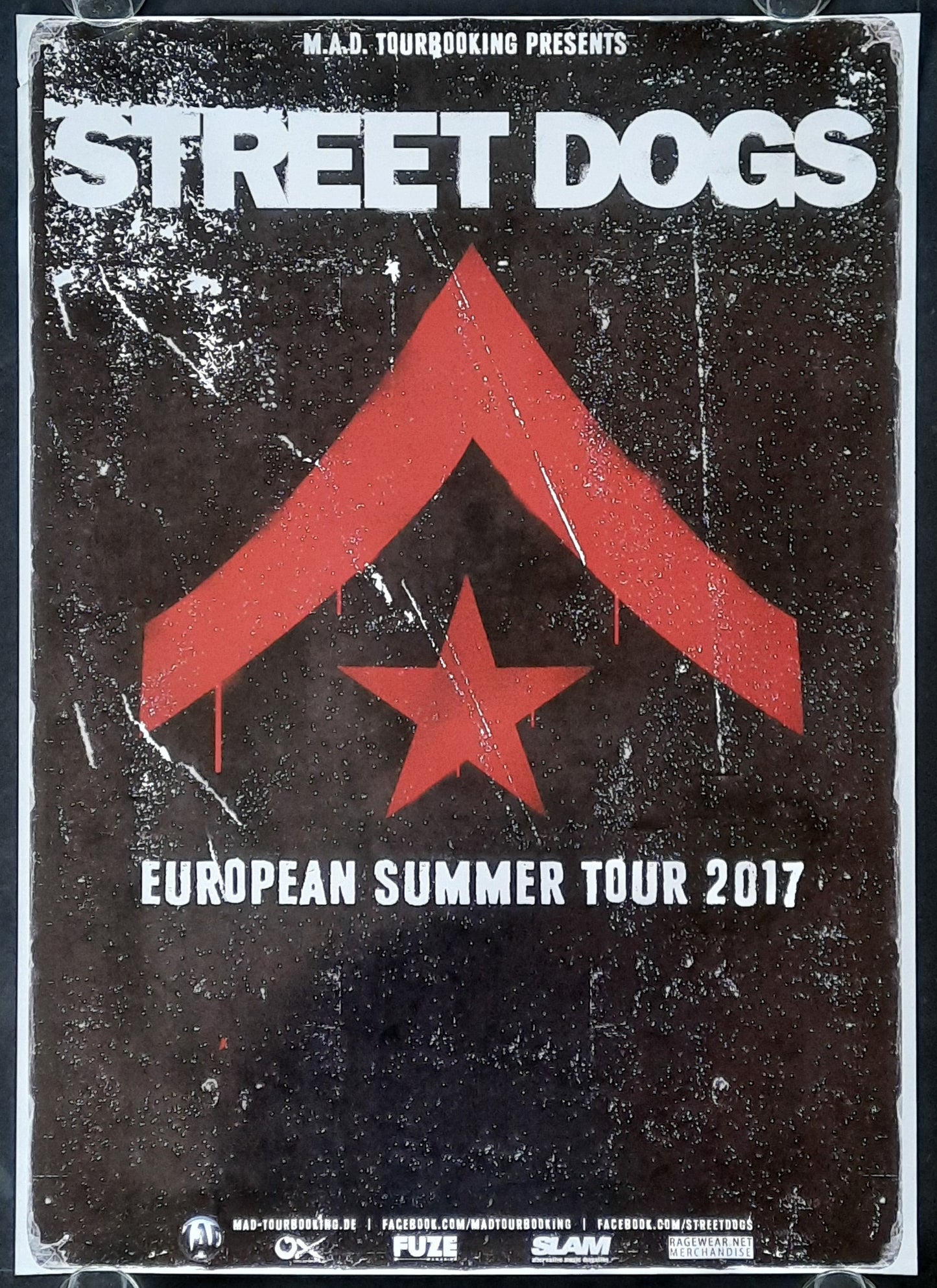 STREET DOGS Original Concert Poster 2017 European Summer Tour 50x70 (3) 1