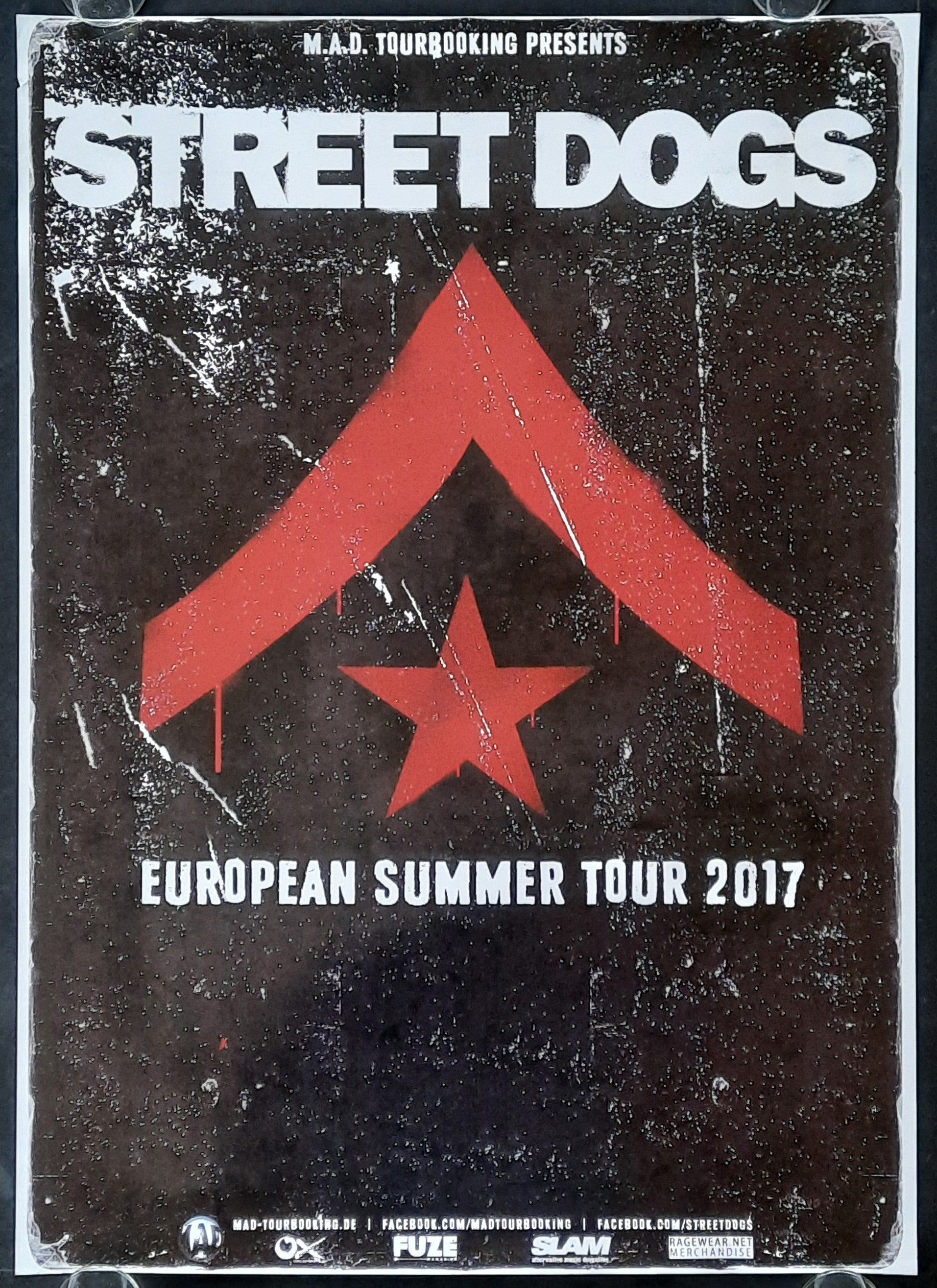 STREET DOGS Original Concert Poster 2017 European Summer Tour 50x70 (3) 1