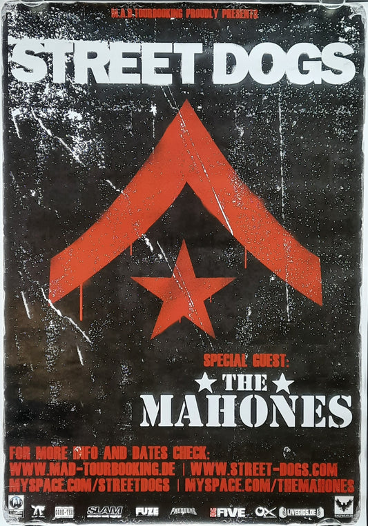 STREET DOGS Original Concert Poster 2011 Tour 1