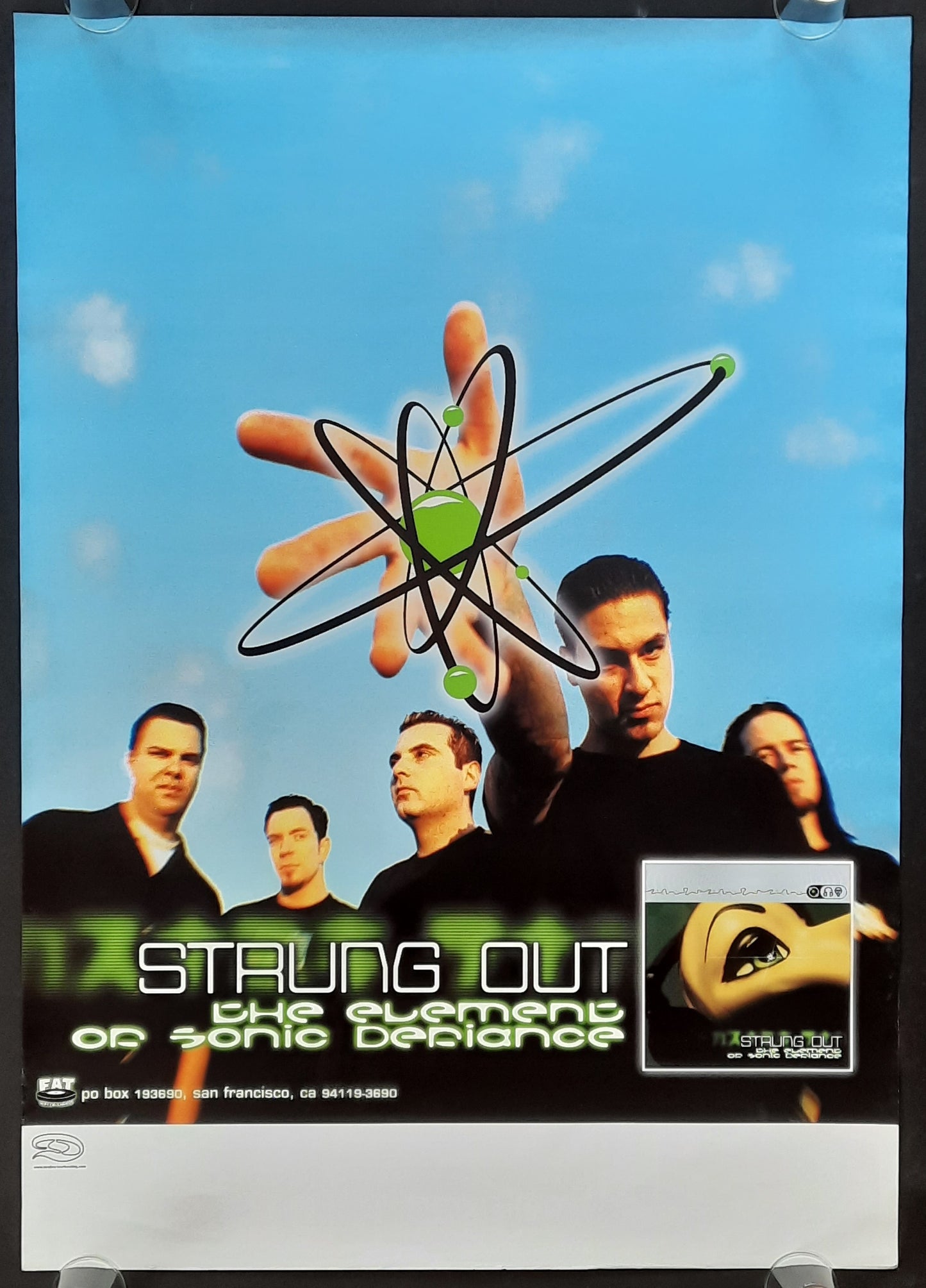 STRUNG OUT Original Concert Poster 2000 THE ELEMENT...Tour
