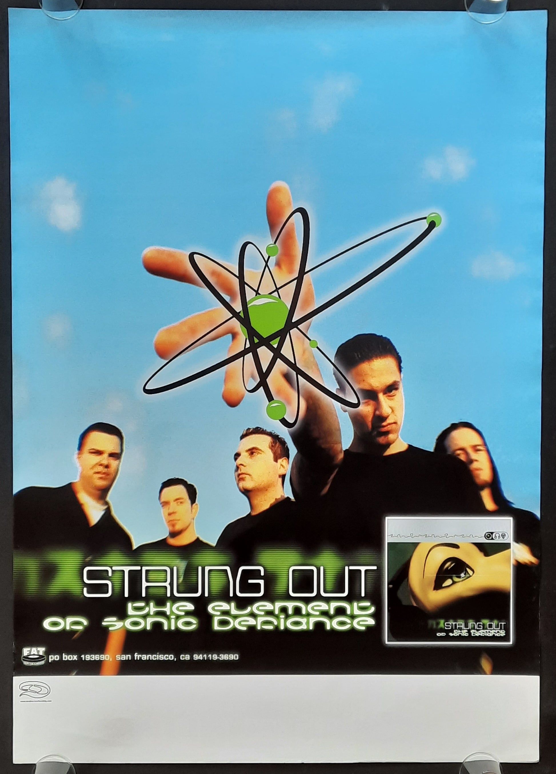STRUNG OUT Original Concert Poster 2000 THE ELEMENT...Tour