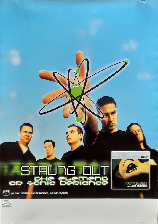STRUNG OUT Original Concert Poster 2000 THE ELEMENT...Tour 1