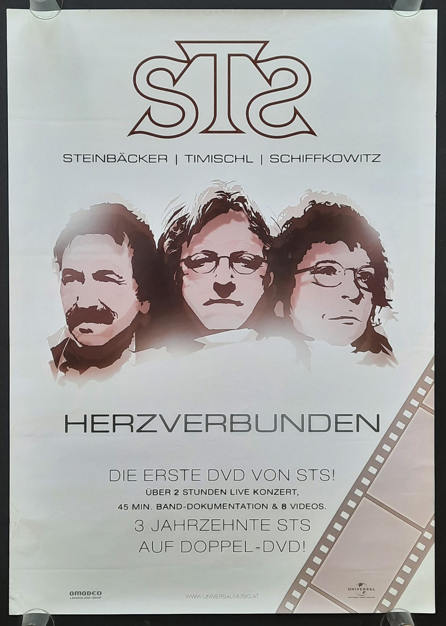 STS Original Promotion Poster - 2003 Album HERZVERBUNDEN