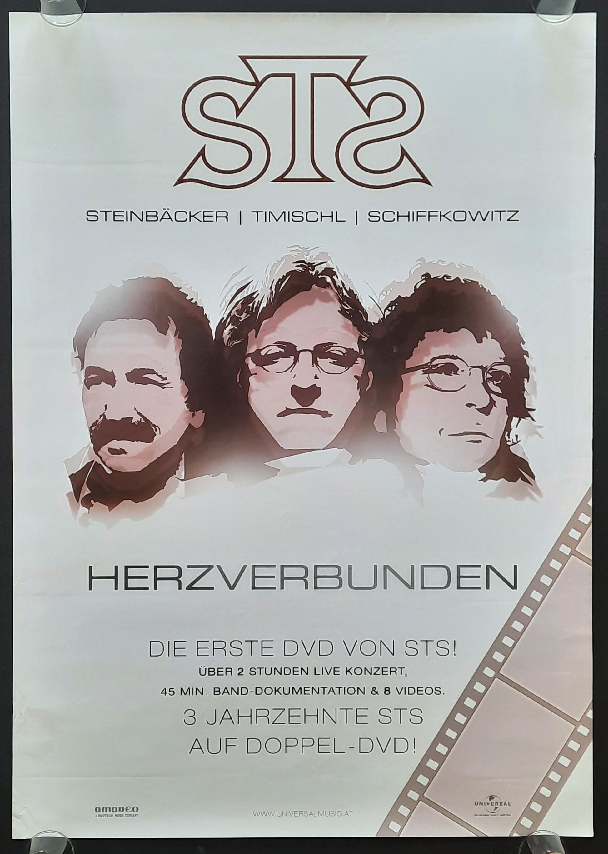 STS Original Promotion Poster - 2003 Album HERZVERBUNDEN