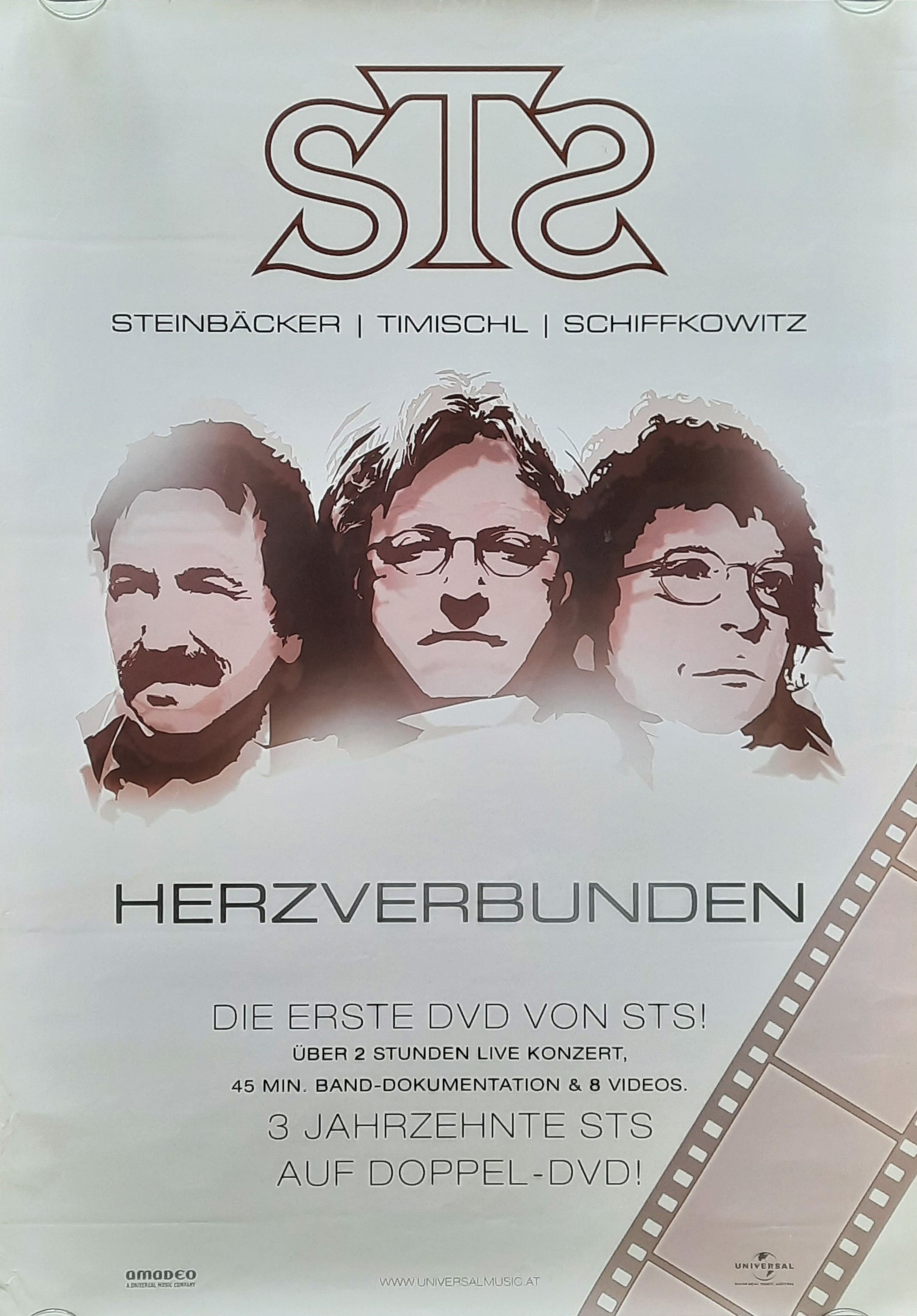 STS Original Promotion Poster - 2003 Album HERZVERBUNDEN