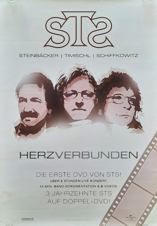 STS Original Promotion Poster - 2003 Album HERZVERBUNDEN