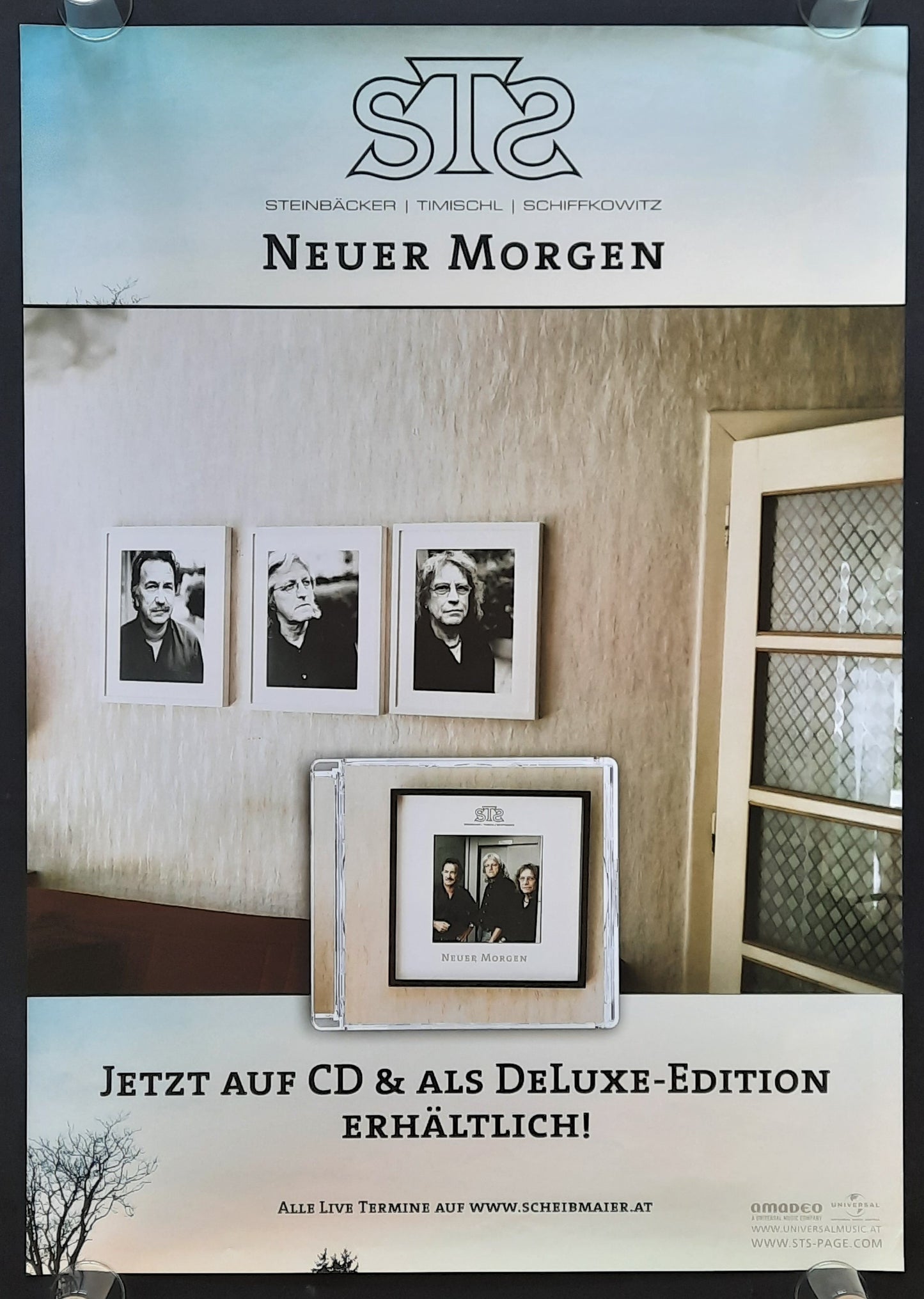 STS Original Promotion Poster - 2007 Album NEUER MORGEN