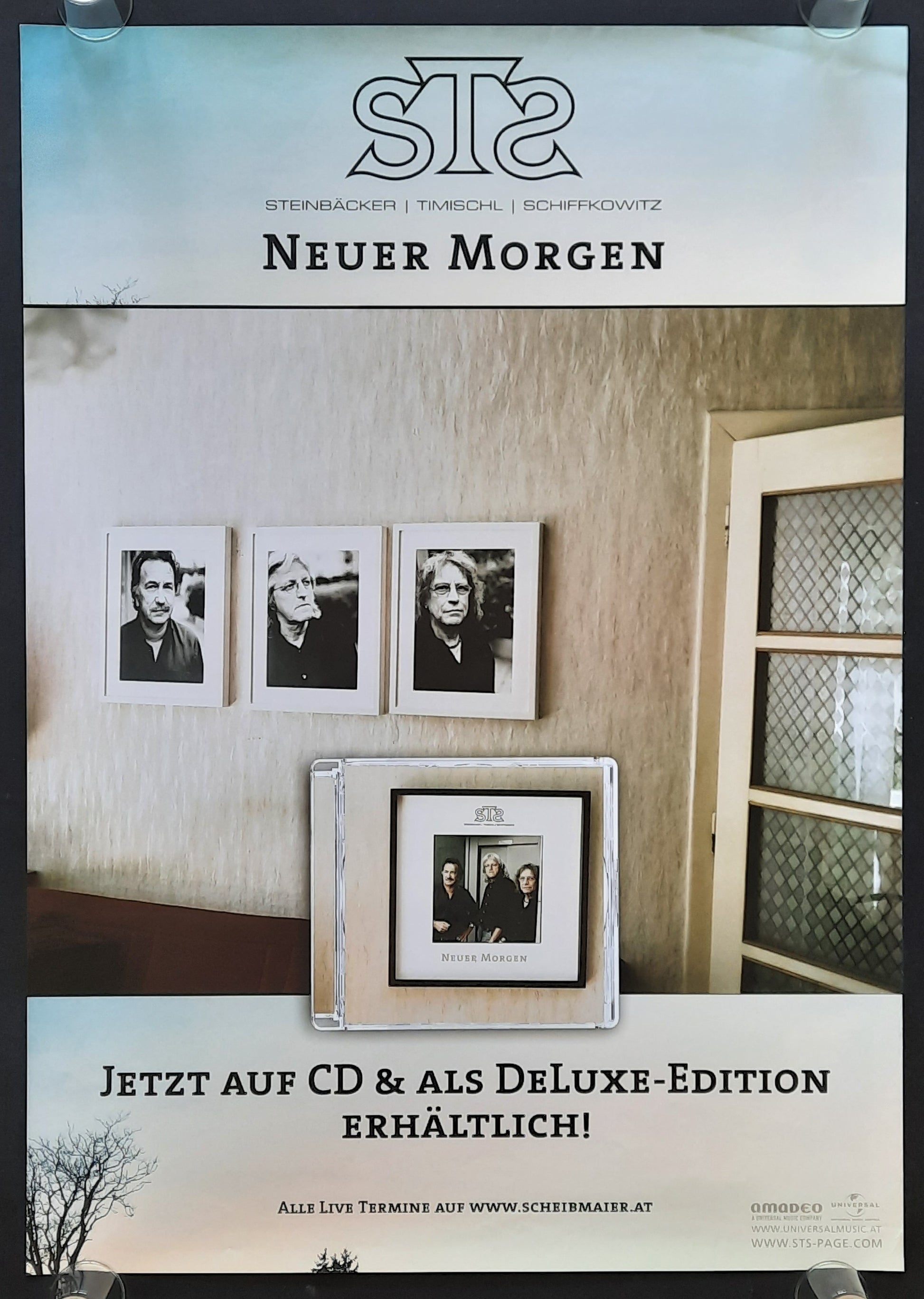 STS Original Promotion Poster - 2007 Album NEUER MORGEN